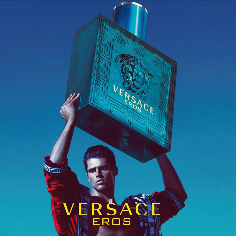 Versace Eros Men EDT 100ml + 10 ml + pouch  Limited Edition ,Versace Eros Men,Fragrance 100ml  , Travel Spray 10 ml  , Versace Sport Washbag For Man ,Versace Eros EDT ,versace eros หอมไหม ,น้ำหอม versace eros ของแท้ 